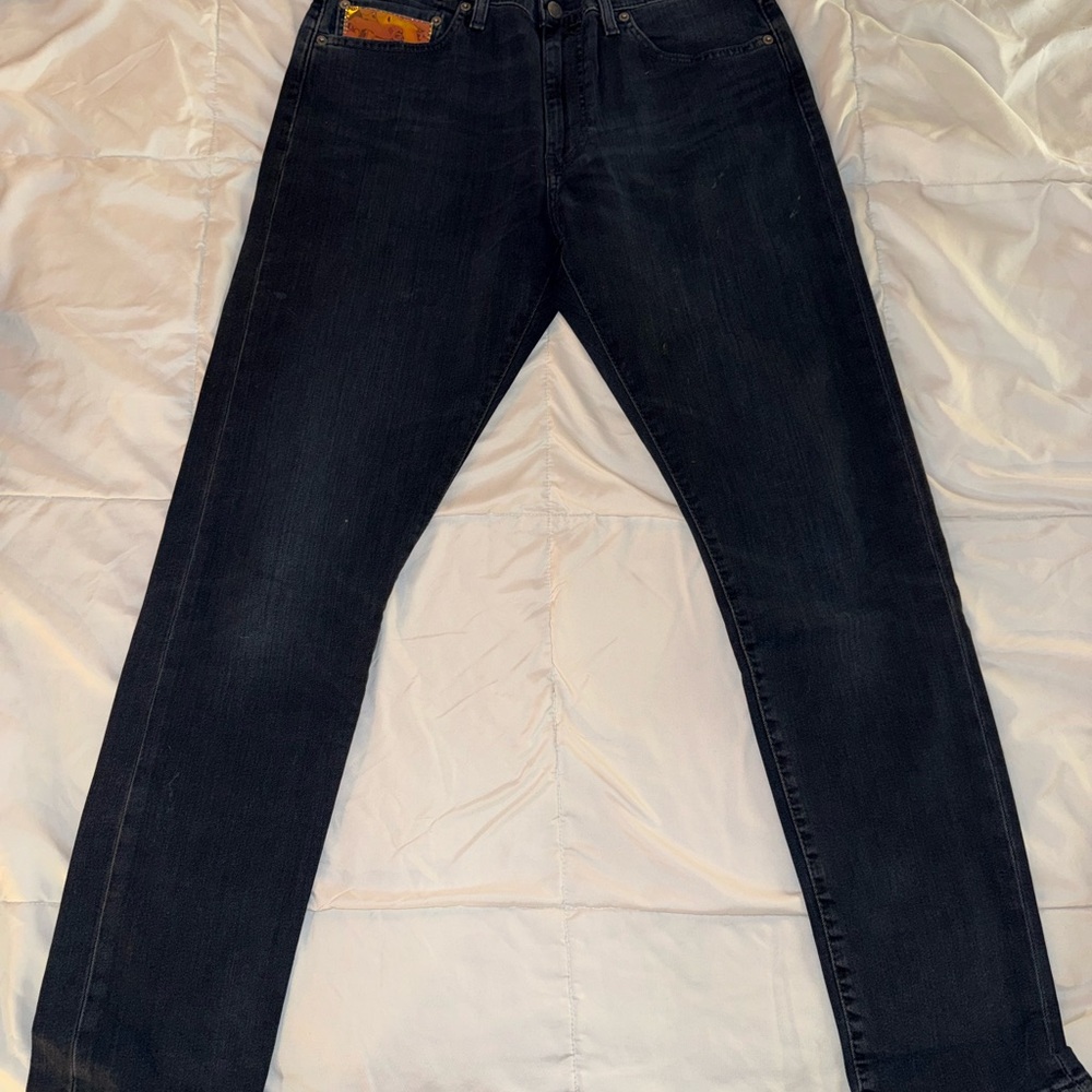 Levi's Dark Blue Straight Jeans